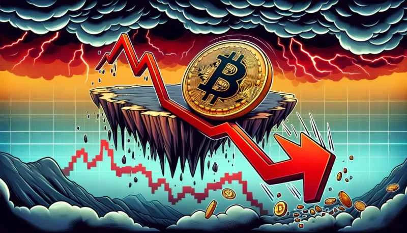 ヒンデンブルグの予兆が仮想通貨市場の暴落懸念を引き起こし、ビットコイン価格が10万8千ドルを下回る