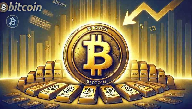 市場のボラティリティが高まる中、金価格が下落するなかビットコインは急騰